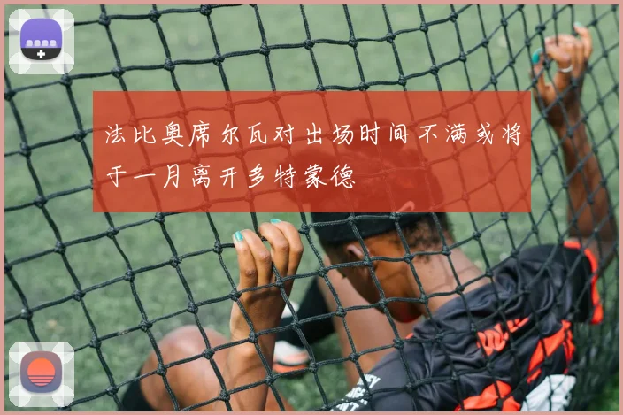 法比奥席尔瓦对出场时间不满或将于一月离开多特蒙德