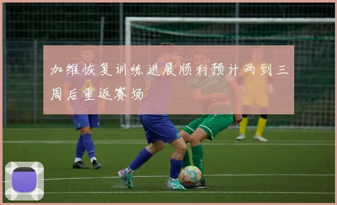 加维恢复训练进展顺利预计两到三周后重返赛场